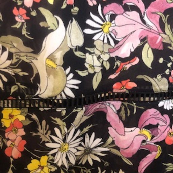 Philip Lim Cold Shoulder Silk Floral Dress - Picture 6 of 9